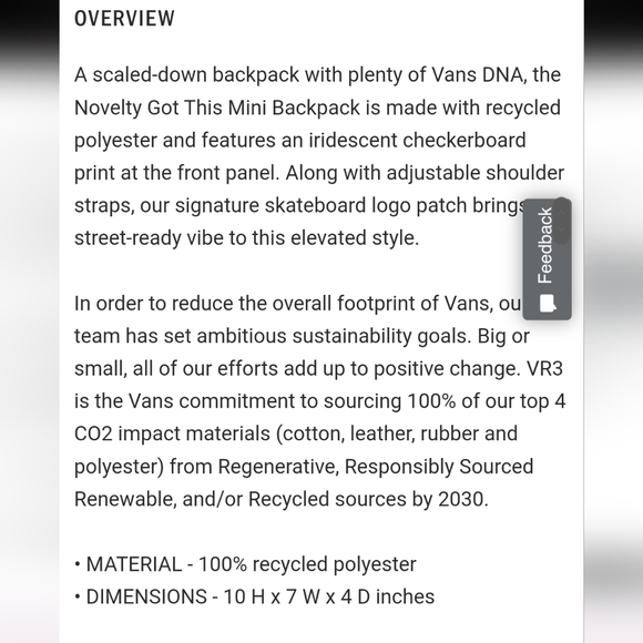 Vans Got This Iridescent Mini Backpack - Picture 4 of 6